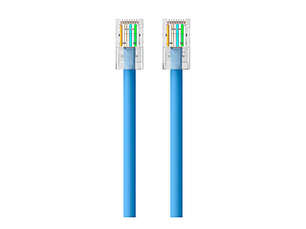 Belkin High Performance - Patch cable - RJ-45 (M) to RJ-45 (M) - 20 ft - UTP - CAT 6 - stranded - blue