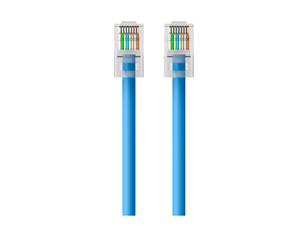 Belkin High Performance - Patch cable - RJ-45 (M) to RJ-45 (M) - 6.1 m - UTP - CAT 6 - stranded - blue