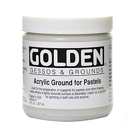 Golden Acrylic Ground For Pastels, 8 Oz