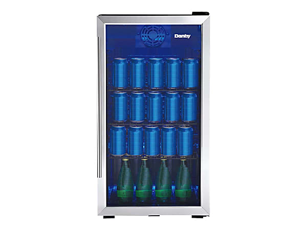 Danby DBC117A2BSSDD-6 - Drinks chiller - width: 17.5 in - depth: 19.7 in - height: 32.2 in - 3.1 cu. ft