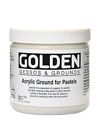 Golden Acrylic Ground For Pastels, 16 Oz