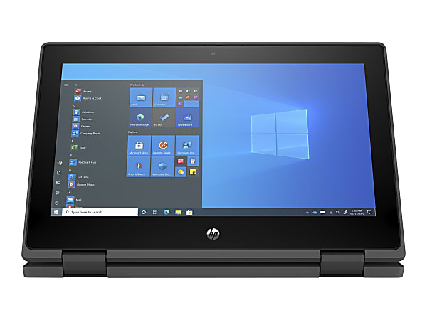 HP ProBook x360 11 G7 Education Edition Notebook - Flip design - Intel Celeron N5100 / 1.1 GHz - Win 10 Pro 64-bit - UHD Graphics - 4 GB RAM - 64 GB eMMC - 11.6" touchscreen 1366 x 768 (HD) - Wi-Fi 5 - kbd: US