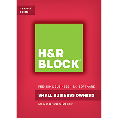 H&R Block® Premium & Business 2017 Tax Software, For PC, Download