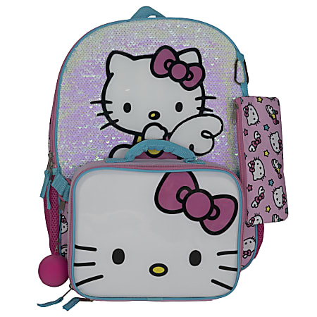 Accessory Innovations 5-Piece Backpack Set, Hello Kitty