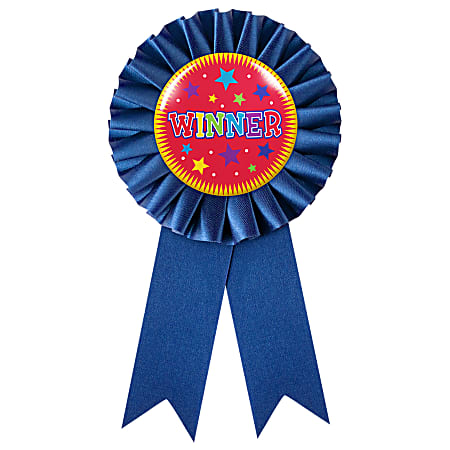 Blue Ribbon Pin