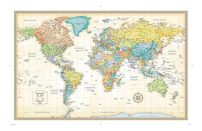 Poster Map of the world 