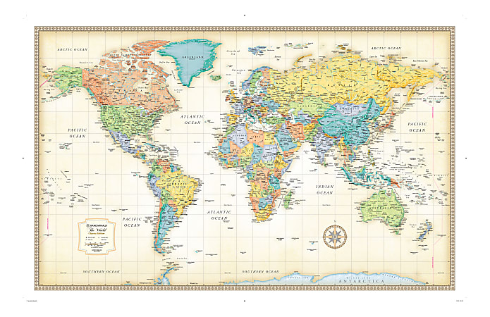 Rand McNally Classic World Wall Map