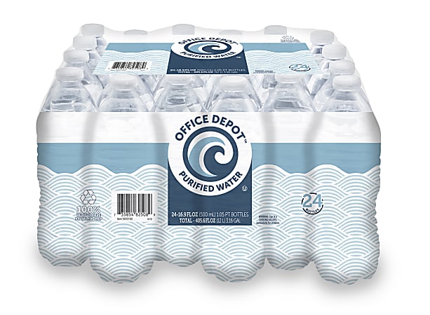 Office Depot Purified Water  Oz 24 PK - Office Depot