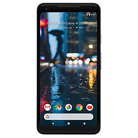 Google™ Pixel 2 XL Cell Phone, 128GB, Just Black, PGN100017