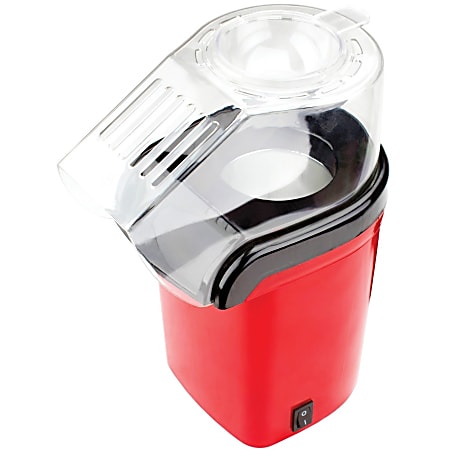 Brentwood PC-486R 8-Cup Hot Air Popcorn Maker, Red - Hot Air