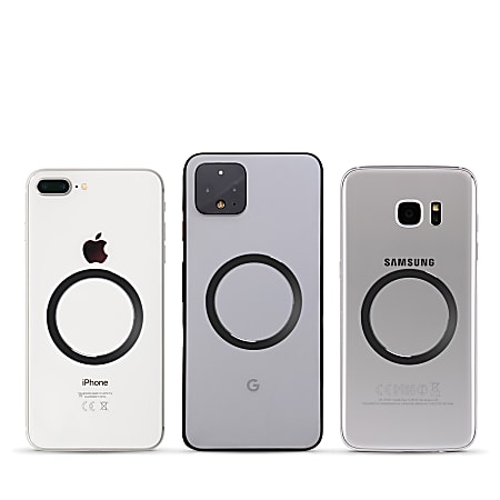 Naztech MagUp MagSafe Magnetic Rings Black Pack Of Rings