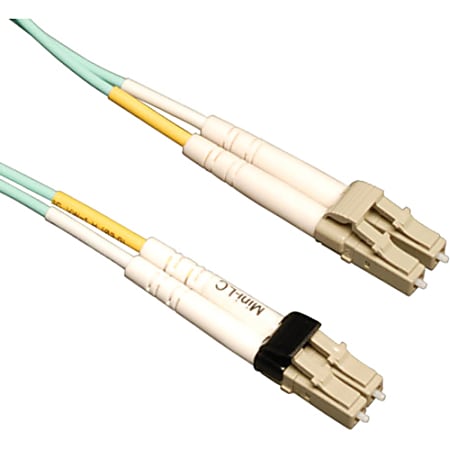 Tripp Lite 1M 10Gb Duplex Multimode 50/125 OM3 LSZH Fiber Optic Patch Cable LC/LC Aqua 3' 3ft 1 Meter - LSZH Fiber Patch Cable (Mini-LC / LC) - Aqua, 1M (3-ft.)"