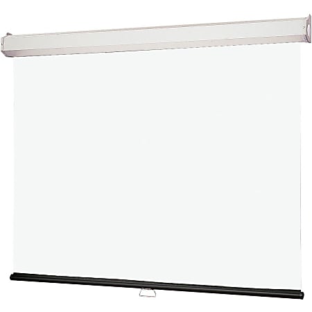 Draper Luma 2 Manual Wall and Ceiling Projection Screens - 78" x 104" - Fiberglass Matt White - 132" Diagonal
