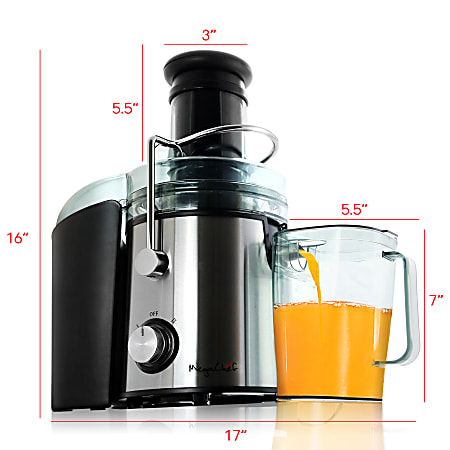 Megachef Wide Mouth Juice Machine With Dual Speed Centrifugal