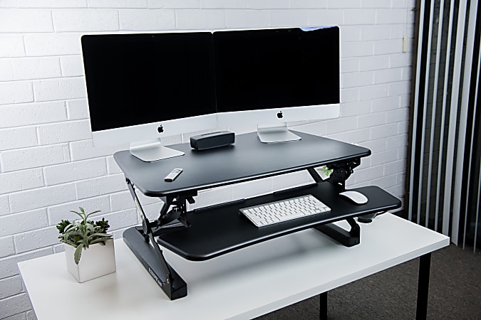 Flexispot M2 35 inch Standing Desk Converter - Standing Desk Nation