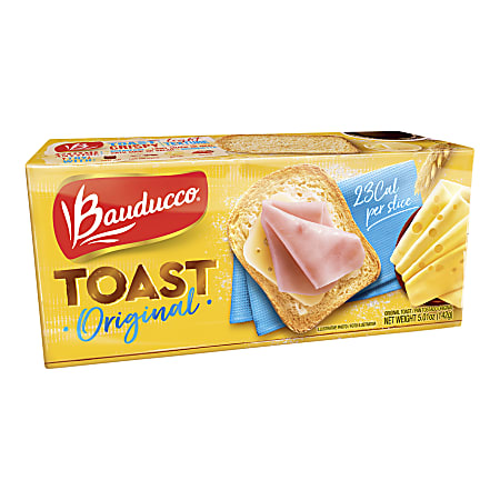 Bauducco Foods Toast, Original, 5 Oz, Pack Of