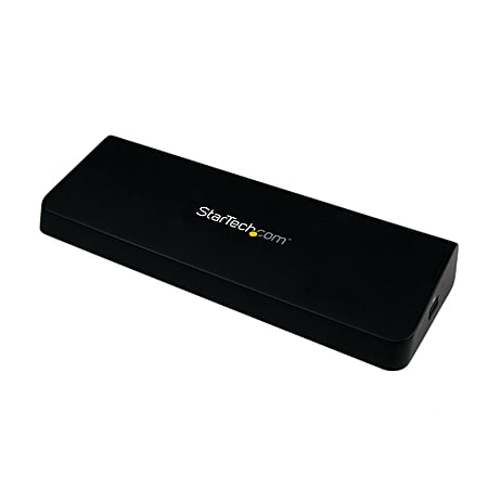 StarTech.com USB 3.0 Docking Station - Windows/macOS Compatible - Supports Dual Displays, HDMI/DisplayPort or 4K Ultra HD on a Single Monitor