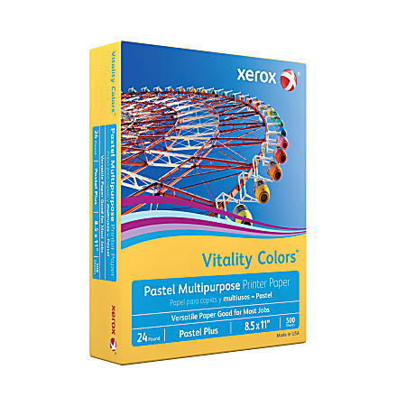 Xerox Vitality Colors Pastel Plus Color Multi Use Printer Copy