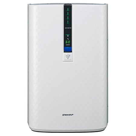 Sharp Plasmacluster KC-850U Air Purifier - 254 Sq. ft. - White