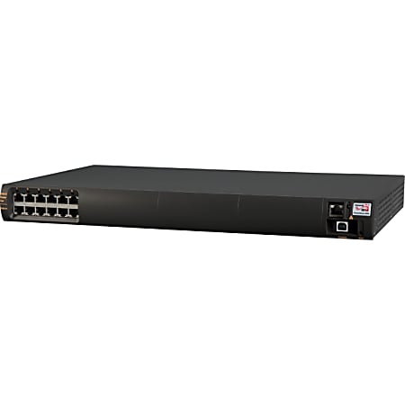 Microsemi High Power, 6-port Full Power, 4-pairs 72W/port, Managed, 10/100/1000 BaseT, AC and DC Input