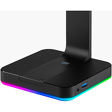 CORSAIR Gaming ST100 RGB Premium Headset Stand Sound card 16 bit 48 kHz  stereo USB 3.1 Gen 1 - Office Depot