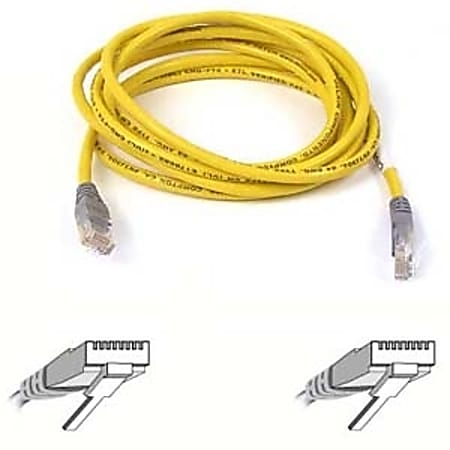 Belkin Cat5e STP Patch Cable - RJ-45 Male - RJ-45 Male - 6ft - Gray