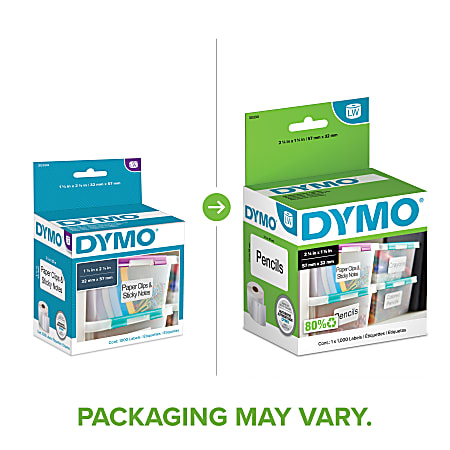 DYMO® LabelWriter® Multipurpose Labels, 30334, 2 1/4