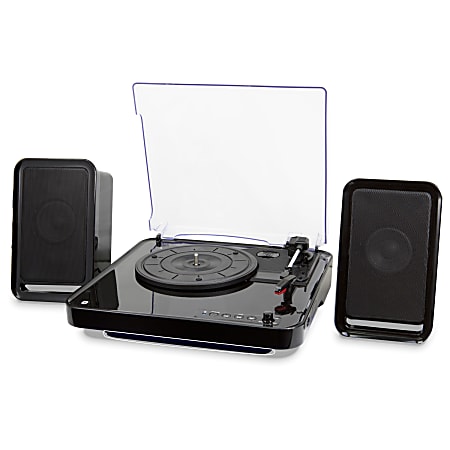 iLive Bluetooth® Turntable With Speakers, Black, ITTB757B
