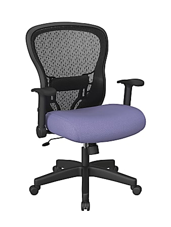 Office Star™ Space Seating 529 Series Deluxe Ergonomic Mesh Mid-Back Chair, Violet