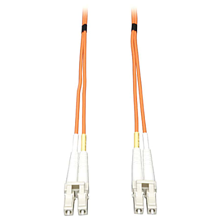 Tripp Lite 35M Duplex Multimode 50/125 Fiber Optic Patch Cable LC/LC 115' 115ft 35 Meter - LC Male - LC Male - 114.83ft - Orange