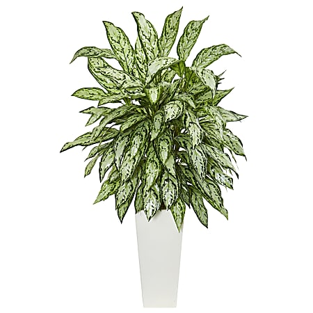 Nearly Natural Silver Queen 43" Artificial Plant With