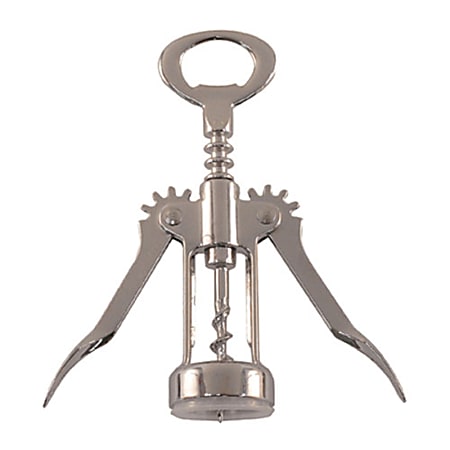 Winco Metal Wing Corkscrew, Silver