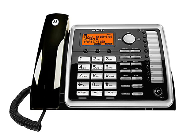 Motorola® 2-Line Corded Full Duplex Speakerphone, ML25260