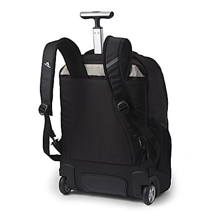 High sierra freewheel wheeled laptop backpack clearance