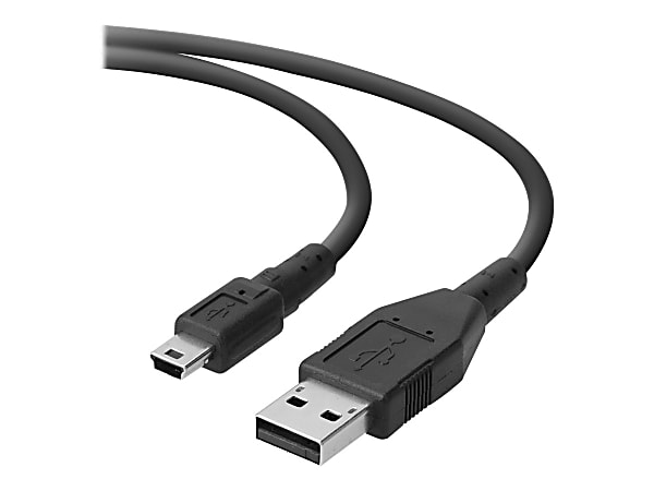 Belkin PRO Series - USB cable - USB (M) to mini-USB Type B (M) - USB 2.0 - 6 ft - molded - Europe