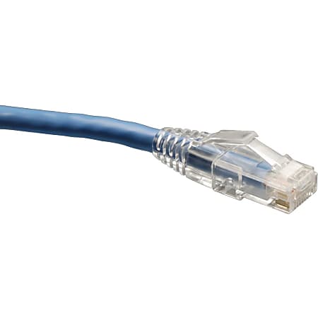 Tripp Lite 125ft Cat6 Gigabit Solid Conductor Snagless Patch Cable RJ45 M/M Blue 125' - Category 6 for Network Device - 125ft - 1 x RJ-45 Male Network - 1 x RJ-45 Male Network - Blue