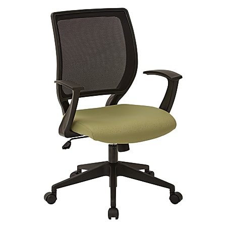 Office Star™ Work Smart Mesh Task Chair, Lily Pad/Black
