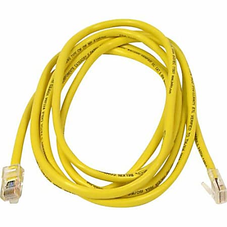 Belkin - Patch cable - RJ-45 (M) to RJ-45 (M) - 3 ft - UTP - CAT 5e - stranded - yellow (pack of 50)