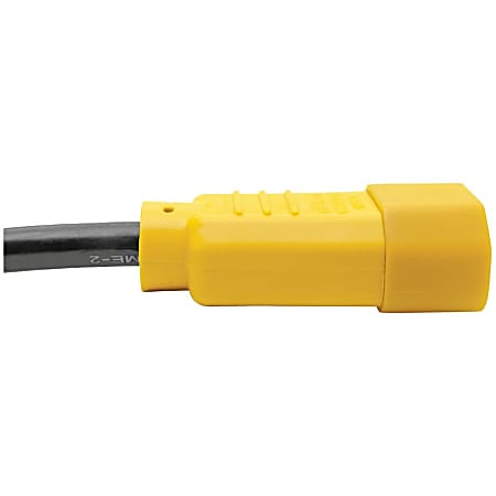 Tripp Lite 6ft Power Cord Extension Cable C14 to C13 Heavy Duty Yellow ...