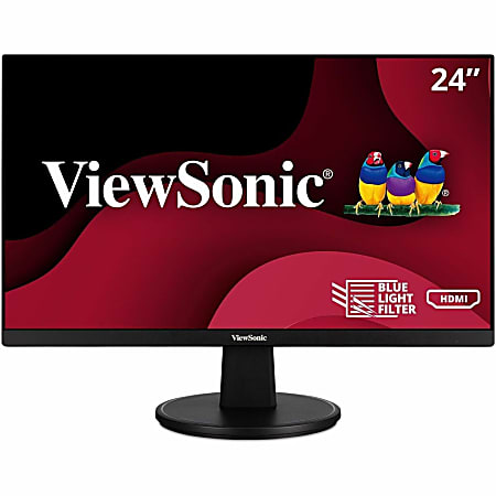 ViewSonic VA2447 MH 24 1080p Monitor Office Depot