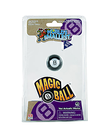 Super Impulse Worlds Smallest Magic 8 Ball Toy Total Qty 1 - Office Depot