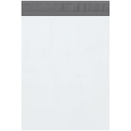Office Depot® Brand 10" x 13" Poly Mailers, White, Case Of 1,000 Mailers