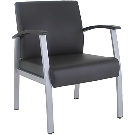 Lorell Mid-Back Healthcare Guest Chair - Vinyl Seat