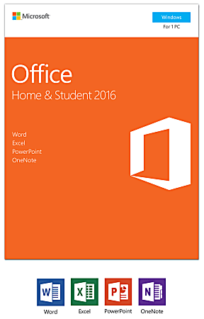 Microsoft Office Home & Student 2016, 1 PC,