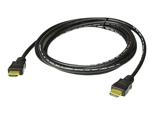 ATEN - HDMI cable with Ethernet - HDMI male to HDMI male - 16.4 ft - shielded - black - for ATEN VE1801, VM5808; VanCryst VE1801, VM0808, VM5404, VM6404, VM6809, VS0801