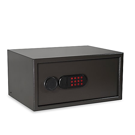 Sanctuary Home And Office Security Vault With Electronic Lock, 1.34 Cu. Ft. Capacity, Dark Gray Hammertone