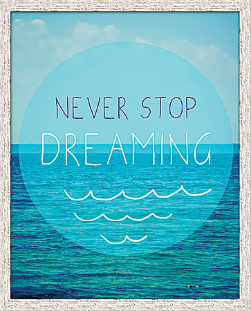 PTM Images Framed Art, Never, 20 1/2"H x 17 1/2"W