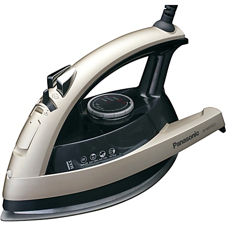 Panasonic® Steam Iron, 6.75 Fl Oz, Champagne/Gray