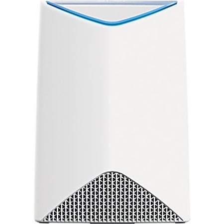 Netgear Orbi Pro SRR60 Wi-Fi 5 IEEE 802.11ac Ethernet Wireless Router - 2.40 GHz ISM Band - 5 GHz UNII Band - 6 x Antenna(6 x Internal) - 375 MB/s Wireless Speed - 3 x Network Port - 1 x Broadband Port - Gigabit Ethernet - Desktop