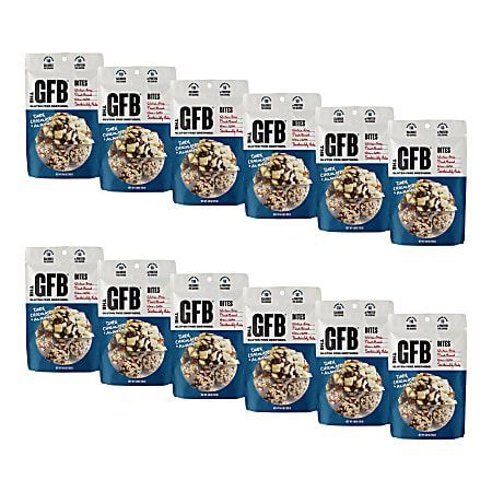 GFB The Gluten Free Bar DARK CHOCOLATE ALMOND BITES  12 4Z